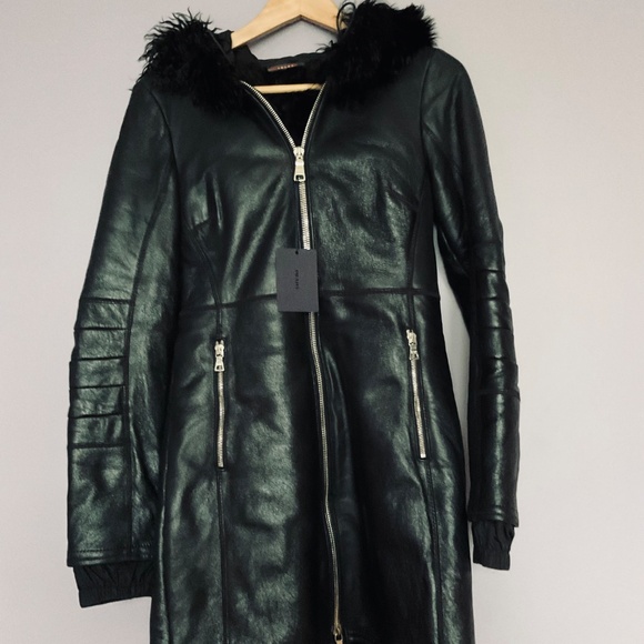 PRADA Natural shearling coat - Picture 2 of 5